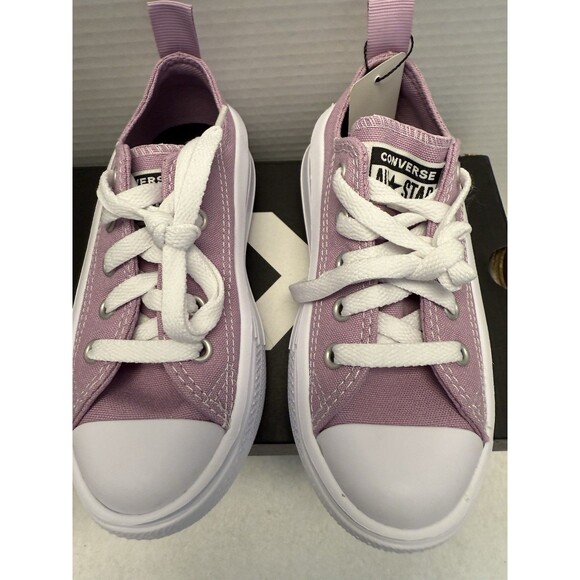 Converse Chuck Taylor  Purple All Star Move Low Platform Little Kids  Sz 11 New - Picture 9 of 12